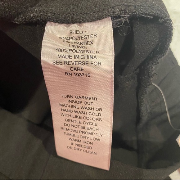 Nanette Lepore 2 Black Spring Bloom Pants - Picture 5 of 6